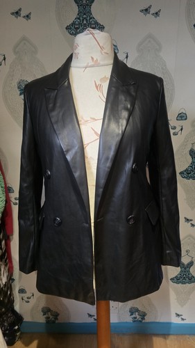 Black soft faux leather - soft,