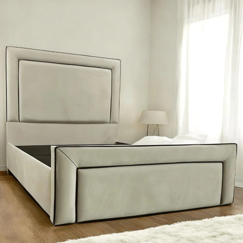 New pipping bed frame - pipping, plush
