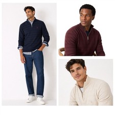 Crew Clothing Mens Jumper Half