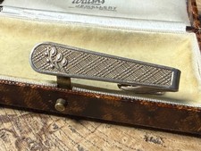 Vintage Tie Clip Gold Tone