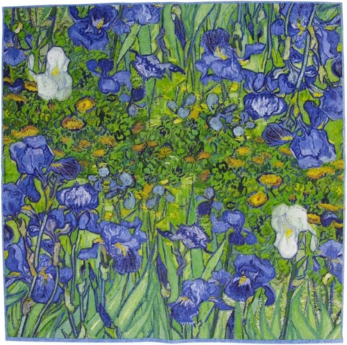 Irises floral paper luncheon - floral,