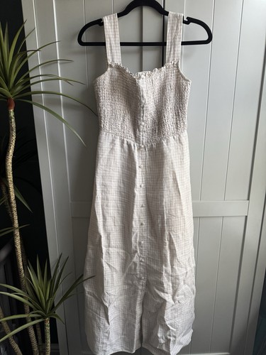 Whistles beige gingham linen - whistles,