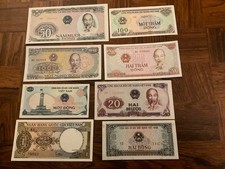 8 different Vietnam Dong