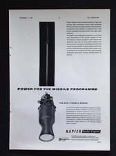 Original 1957 Advert Napier