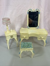 Vintage Pedigree Sindy Doll Dressing Table And Stool Set (W)