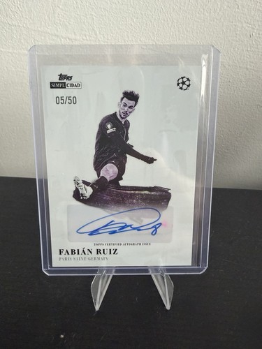 Fabian ruiz auto topps - auto, /50