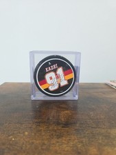 Nazem kadri autographed puck - nazem,