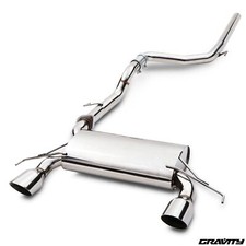 2.5" STAINLESS STEEL CAT BACK