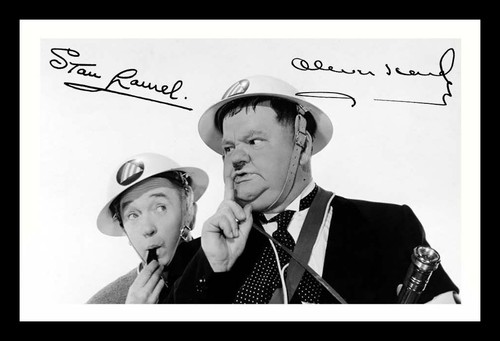 Laurel hardy autograph - &,