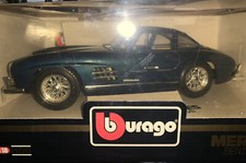 1:18 Bburago 1954 Mercedes Benz 300SL Old Classic Sports Car 1/18 Gulwing BLUE