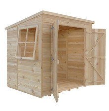 7x5 pent shiplap shed tongue - 7x5,