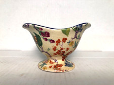 BURSLEY WARE FLORAL SUGAR BOWL