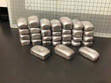 999.9 Aluminium Ingot. Bullion. Bar Paperweight various weights 30gram-60grams