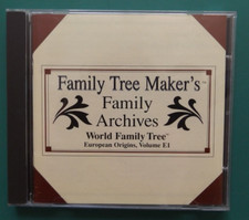 FAMILY TREE MAKER CD ARCHIVES  EUROPEAN ORIGINS VOLUME E1