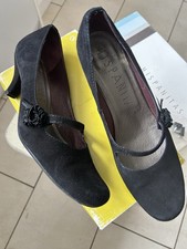 Hispanitas Black Suede Heeled