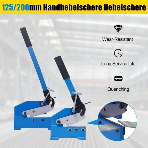 200mm sheet metal shear hand - 200mm,