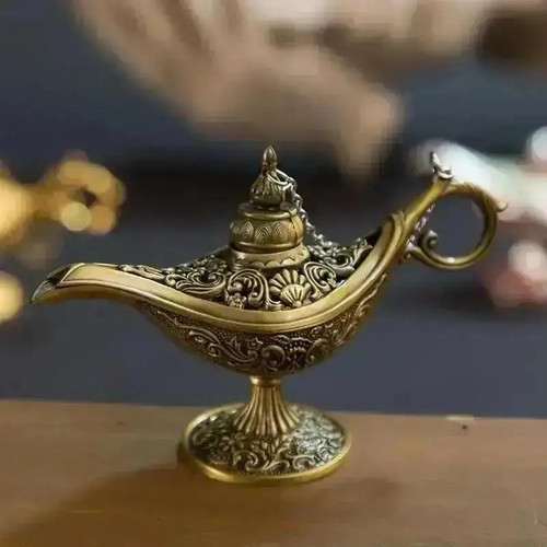 Bronze incense burner metal - bronze,