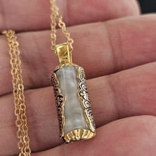 Beautiful Damascene Pendant With 18" Chain