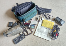 Panasonic NV-DS15B Video Camera with case, 4 tapes & head cleaner