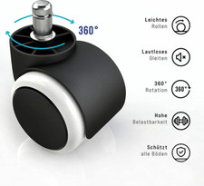 1-10X Rotatable Casters For