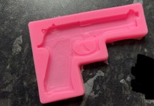 Gun pistol silicone - pistol, fondant