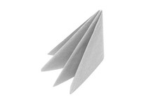 100 silver napkins 40cm - 40cm, 3ply