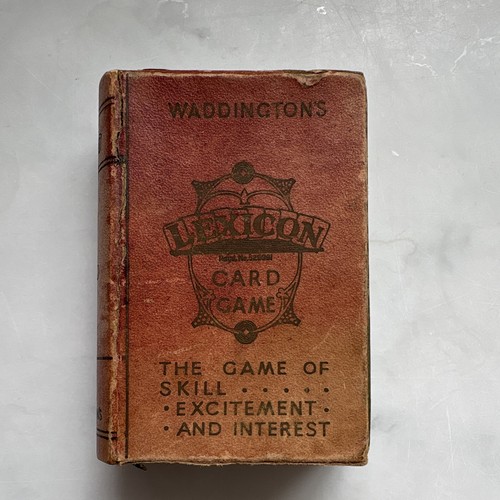 Waddington lexicon card game - waddington's,