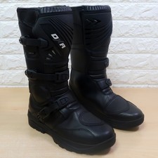 DXR Kruger CE Leather Off Road Motorbike Motorcycle Boots - Black - 42