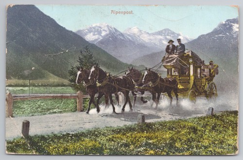 Alpenpost stagecoach engadin - alpenpost,