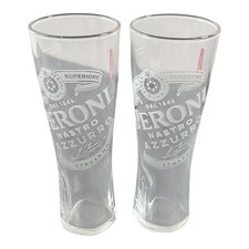 Peroni Half Pint Glasses x 2