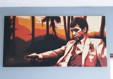 G IOANNOU SCARFACE "ONE WAY TICKET TO RESURRECTION ART CANVAS 212/295