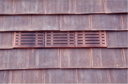 Plain tile vent roof - plain,