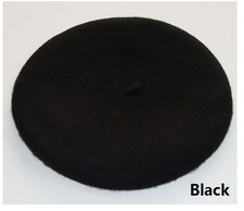 Vintage Unisex Men Women Wool Warm Beret Beanie Hat Cap French Style Colorful 