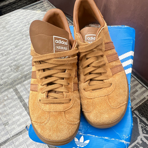 Adidas originals hawaii brown - originals,