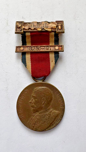 Kings medal lcc london county - medal,