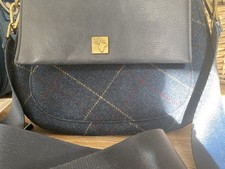 Harris Tweed Skye Blue Messenger Bag H2307 - Made in UK - Only £28.80
