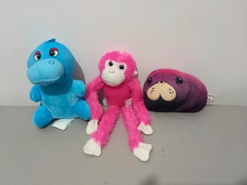 Small colourful plush toys - 3,