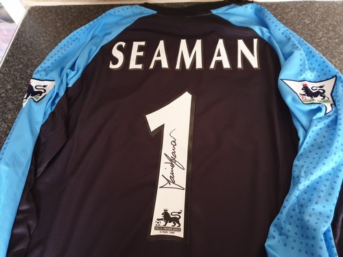 David seaman signed - seaman, arsenal
