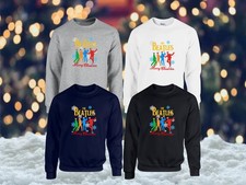 The Beatles Christmas Jumper, Merry Beatles Christmas Sweatshirt, Beatles Top