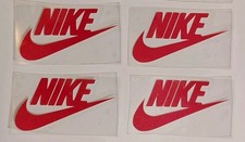 4 x Iron On Bright Red