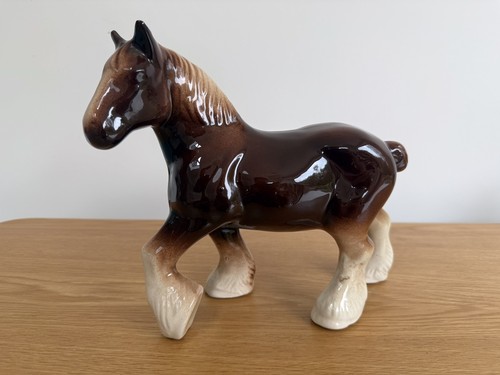 Large ceramic shire - large, horse