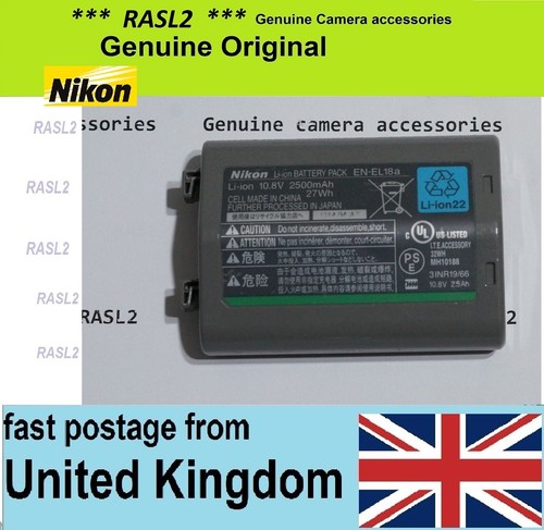 Genuine nikon el18a - nikon, battery