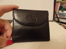 Black Leather Purse by Italian