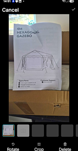 Argos hexagonal gazebo - argos,