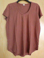 Poetry hemp and cotton scoop neck t shirt size 14