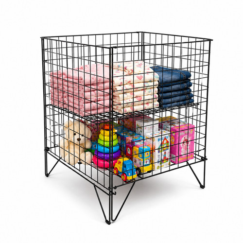 Black dump bin - black,