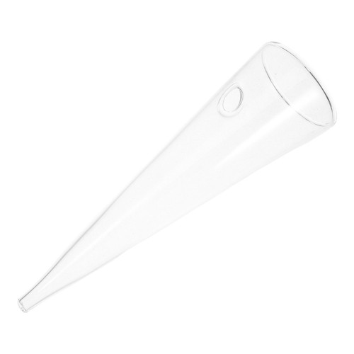 Clear glass hanging - flower, pot