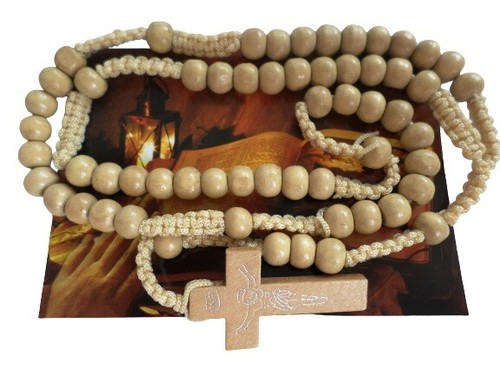 Wooden prayer rope knots - wooden,