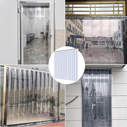 Strip curtain clear pvc door - curtain,