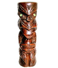 Maori Tiki Carved Wooden